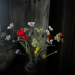 Zijde boeket veldbloemen