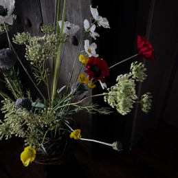 Zijde boeket veldbloemen