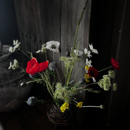 Zijde boeket veldbloemen