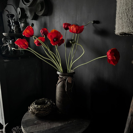 Papaver klaproos kunstbloem