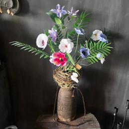 Boeket zijdebloemen