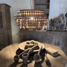 Ovale schijfjes hanglamp