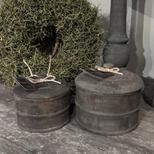 Houten pot met deksel