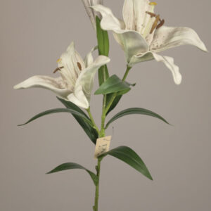 witte lelie • kunstlelie • luxe kunstboeket • decoratiestuk • zijden lelie • realistische kunstbloem • duurzame bloemdecoratie • zakelijke ruimtes • hoogwaardige kunstbloemen • fotorealistische lelies • witte lelie kopen • interieurdesign • zijden bloemen • decoratieve takken • lelie tak • huisdecoratie • exclusieve kunstlelie