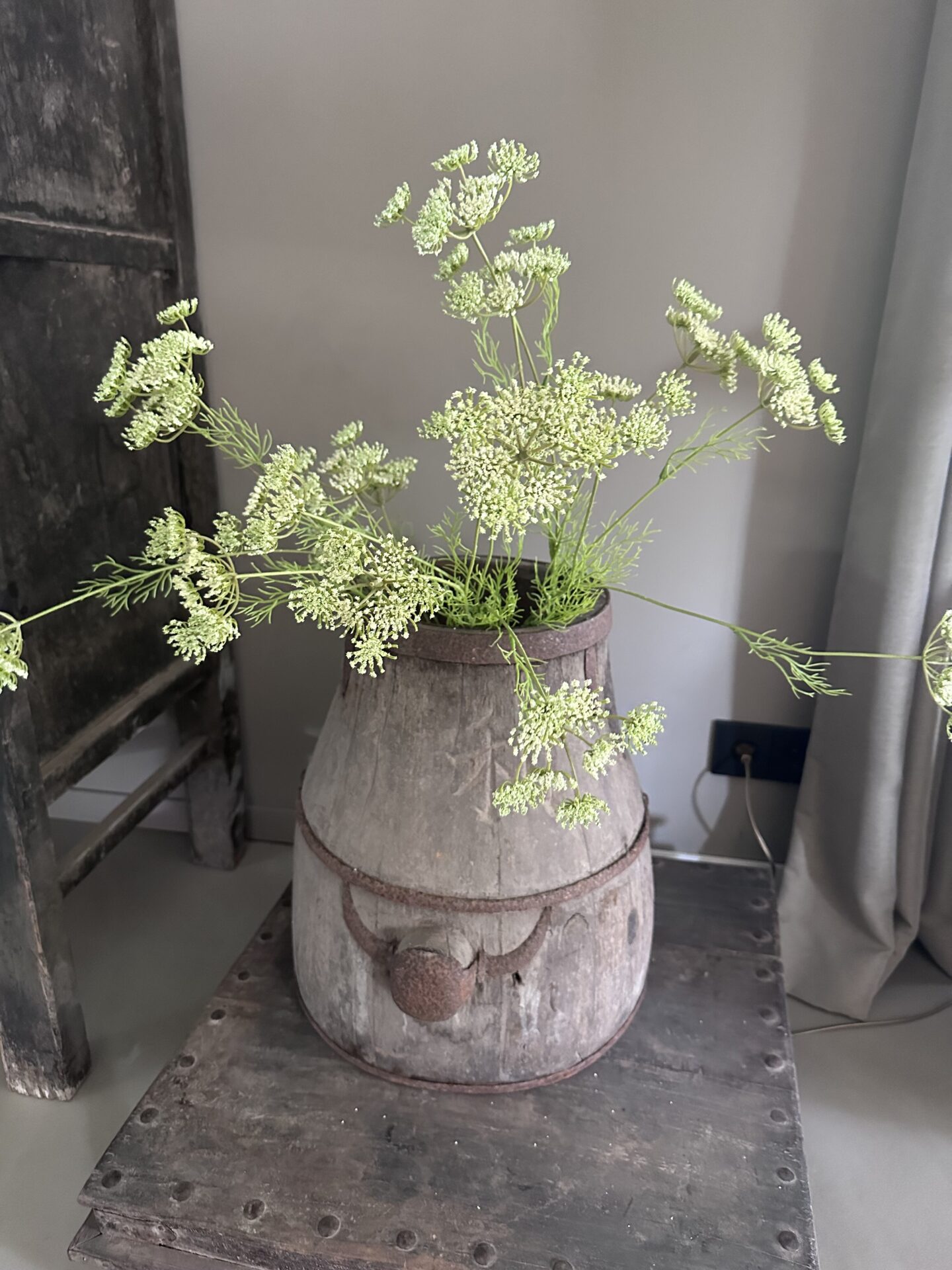 Prachtige Kunstbloem Queen Anne's Lace - Levensechte Zijden Veldbloem - Afbeelding 5
