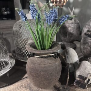 Set van 9 kunst blauwe druifjes