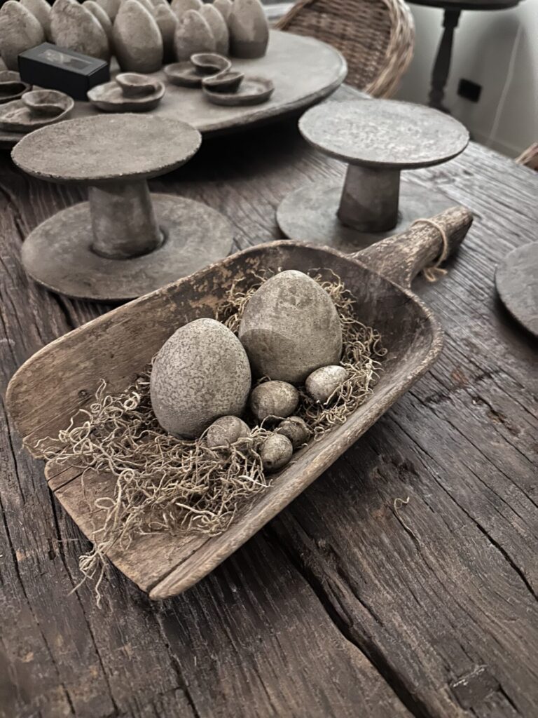 Set van 6 betonnen eitjes van PMR