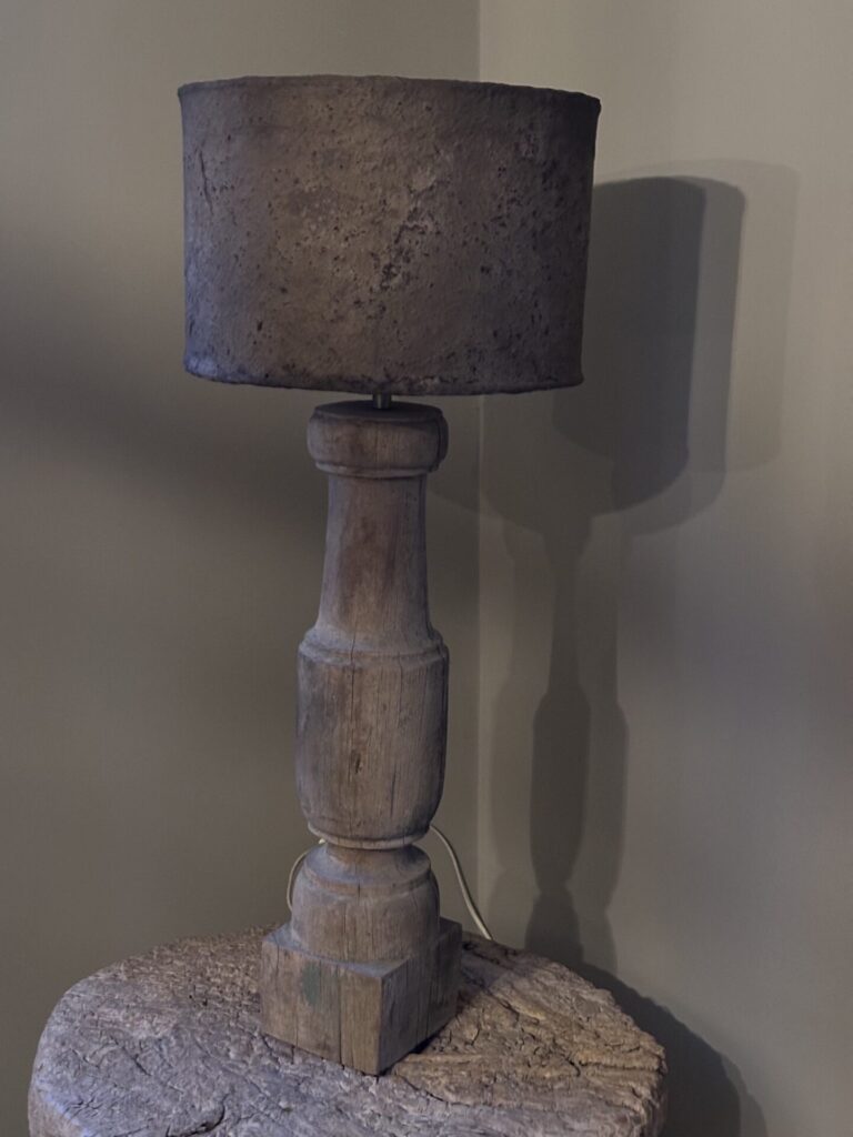 Lampenkap leem Purna Landelijk sober