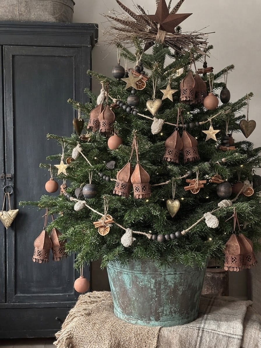 Metalen roest ornamenten