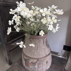 Prachtige Zijden Cosmos Bloem (Wit) – Sfeervol & Onderhoudsvrij