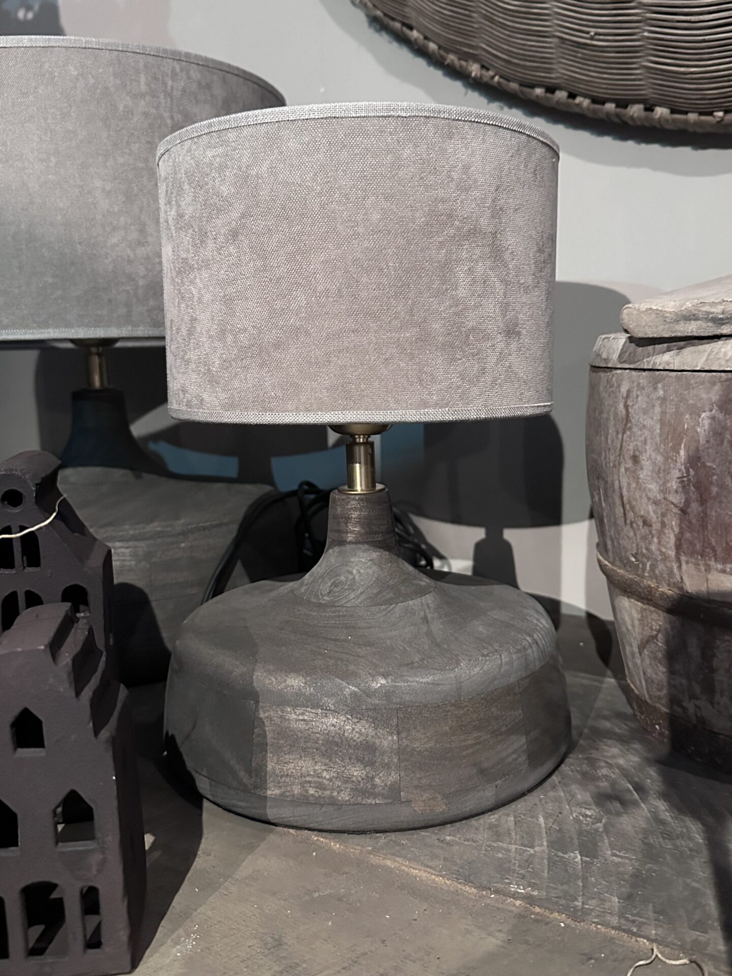 Robuuste Houten Lampenvoet – Sober & Stoer (2 Afmetingen) - Afbeelding 4