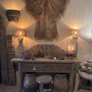 Uniek oud houten ornament