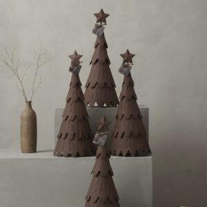 metalen roest kerstboom