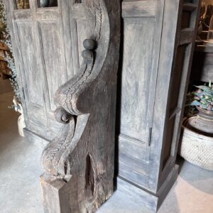 Oud houten ornament India