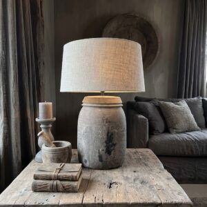 Oude Nepalese Kruiklamp (71 cm)